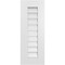 Ekena Millwork Vertical Surface Mount PVC Gable Vent: Functional, w/ 3-1/2"W x 1"P Standard Frame, 12"W x 32"H GVPVE12X3201SF - alternate 1